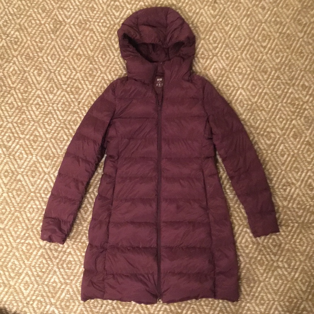 New Ultra light down hooded Uniqlo coat